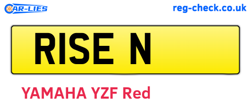 R1SEN are the vehicle registration plates.