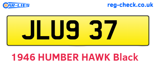 JLU937 are the vehicle registration plates.