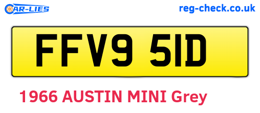FFV951D are the vehicle registration plates.