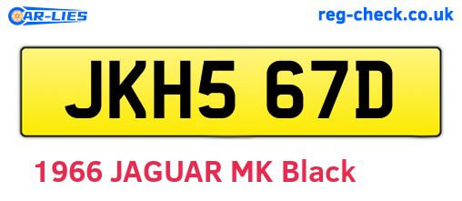 JKH567D are the vehicle registration plates.