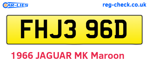 FHJ396D are the vehicle registration plates.