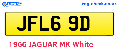 JFL69D are the vehicle registration plates.