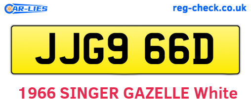 JJG966D are the vehicle registration plates.