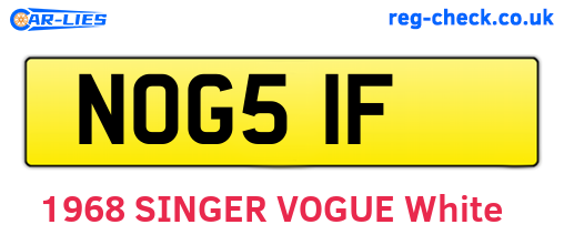 NOG51F are the vehicle registration plates.