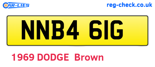 NNB461G are the vehicle registration plates.