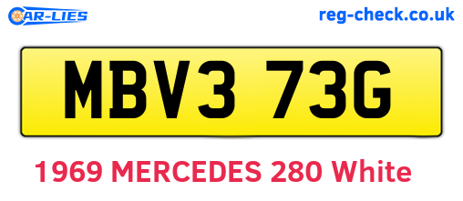 MBV373G are the vehicle registration plates.