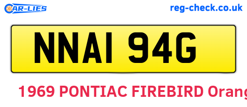 NNA194G are the vehicle registration plates.