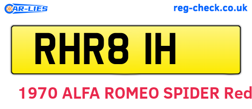 RHR81H are the vehicle registration plates.
