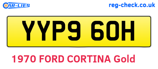 YYP960H are the vehicle registration plates.
