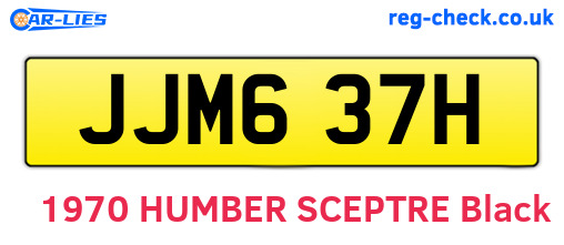 JJM637H are the vehicle registration plates.