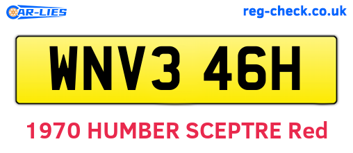 WNV346H are the vehicle registration plates.
