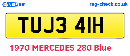TUJ341H are the vehicle registration plates.