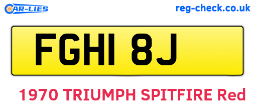FGH18J are the vehicle registration plates.