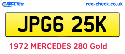 JPG625K are the vehicle registration plates.