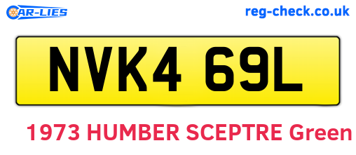 NVK469L are the vehicle registration plates.