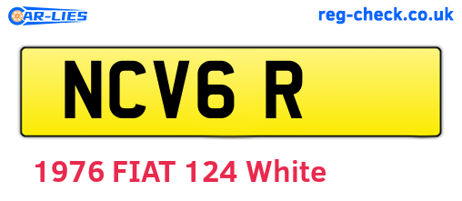 NCV6R are the vehicle registration plates.