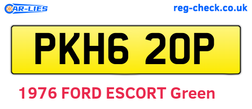 PKH620P are the vehicle registration plates.