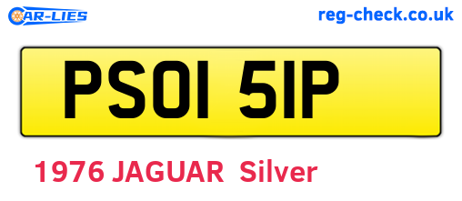 PSO151P are the vehicle registration plates.