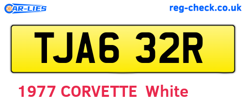 TJA632R are the vehicle registration plates.