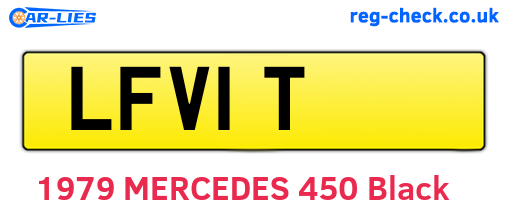 LFV1T are the vehicle registration plates.