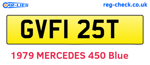 GVF125T are the vehicle registration plates.