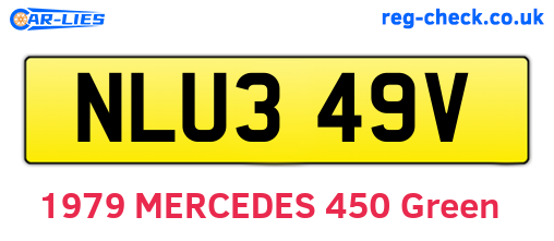 NLU349V are the vehicle registration plates.