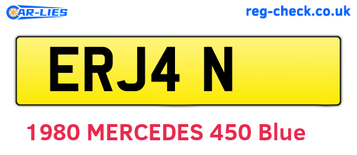 ERJ4N are the vehicle registration plates.