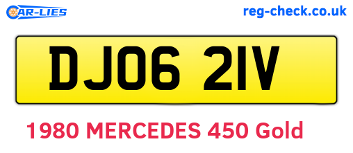 DJO621V are the vehicle registration plates.
