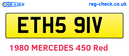 ETH591V are the vehicle registration plates.