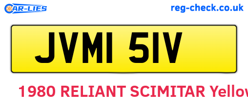 JVM151V are the vehicle registration plates.