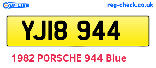 YJI8944 are the vehicle registration plates.