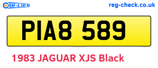 PIA8589 are the vehicle registration plates.