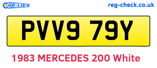 PVV979Y are the vehicle registration plates.