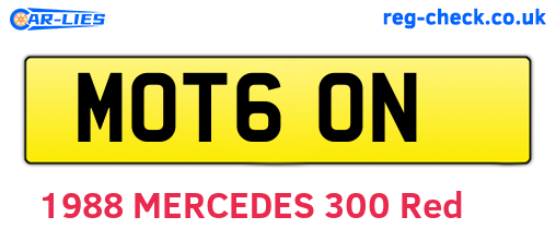 MOT60N are the vehicle registration plates.