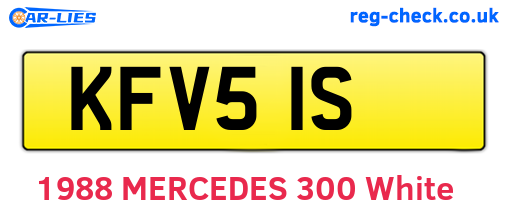 KFV51S are the vehicle registration plates.