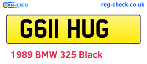 G611HUG are the vehicle registration plates.