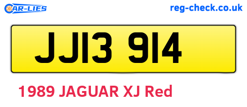 JJI3914 are the vehicle registration plates.