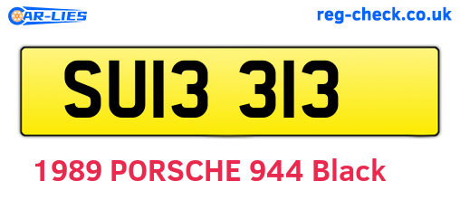 SUI3313 are the vehicle registration plates.