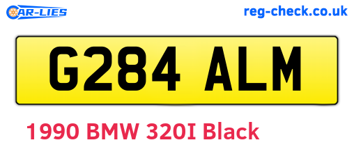 G284ALM are the vehicle registration plates.