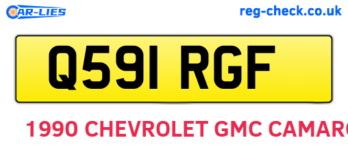 Q591RGF are the vehicle registration plates.