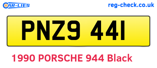 PNZ9441 are the vehicle registration plates.