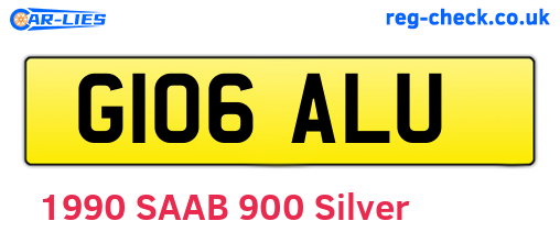 G106ALU are the vehicle registration plates.