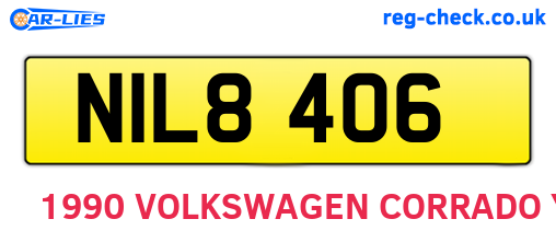 NIL8406 are the vehicle registration plates.