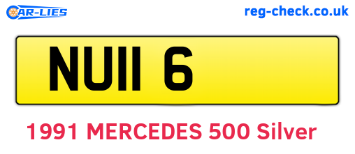 NUI16 are the vehicle registration plates.
