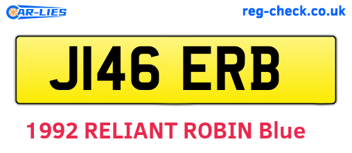 J146ERB are the vehicle registration plates.