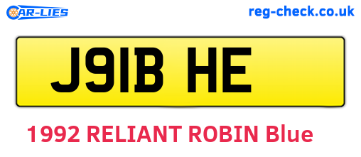 J91BHE are the vehicle registration plates.