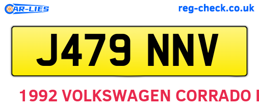 J479NNV are the vehicle registration plates.