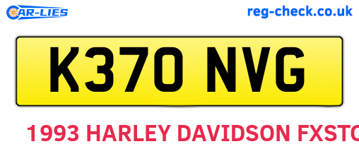 K370NVG are the vehicle registration plates.