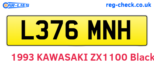 L376MNH are the vehicle registration plates.
