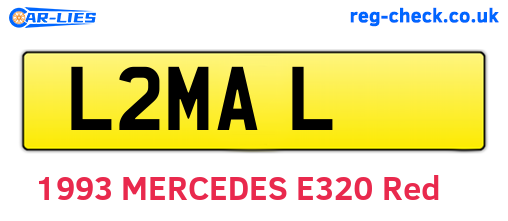 L2MAL are the vehicle registration plates.